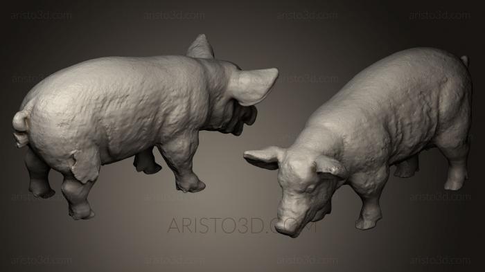Animal figurines (STKJ_0578) 3D model for CNC machine